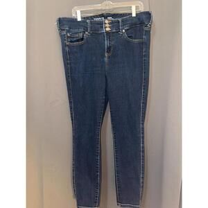 Torrid Super Soft Jegging Women’s Size 16R High Rise Triple Button Dark Wash